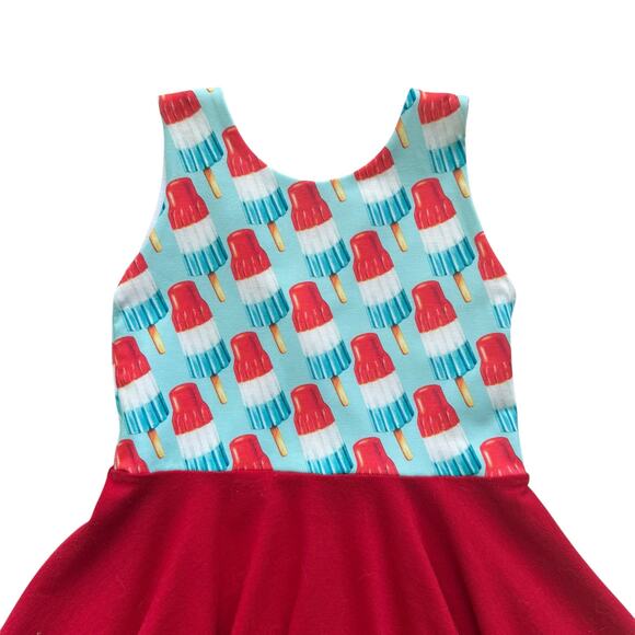 Malia + Kai Bomb Pop Sleeveless Tank Dress Size 5T - Picture 2 of 4